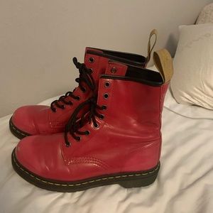 Hot pink Dr. Martins